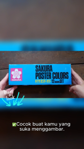 Cat Poster Sakura 12 warna x 30ml