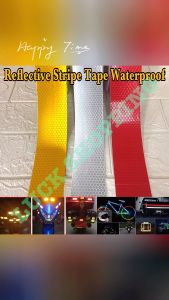 5cm 1Meter Reflective Stripe Tape Sticker Electric Motorcycle Car Night Warning Label Scratch Cover Safety Waterproof
