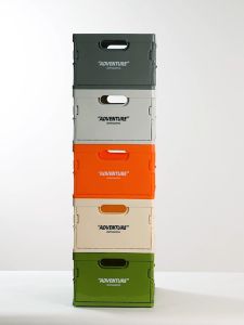 Foldable Stackable Storage Basket Collapsible Storage Box Storage Crate Home Organization