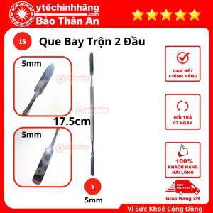Que Bay Trộn Nha Khoa 2 Đầu