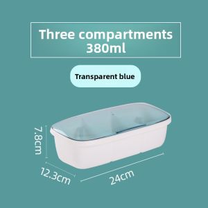 CHAHUA | Kitchen Storage Set 4-Compartment Spice Containers