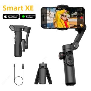 Gimbal Cầm Tay Gấp Gọn XE Bộ Ổn Định Điện Thoại Thông Minh 3 Trục Có Bánh Xe Lấy Nét Cho iOS Android iPhone Quay Vlog Bluetooth