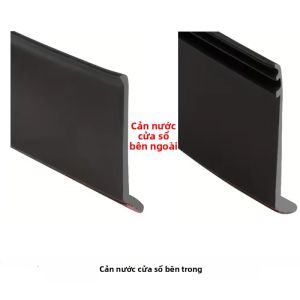 Tấm Chắn Cửa Sổ Trượt Bằng Nhôm Chống Thấm Nước Tấm Dẫn Hướng Nước Cạnh Chống Mưa Dải Niêm Phong Tấm Chắn Bệ Cửa Cho Phụ Kiện Nội Thất Gia Đình