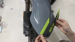 450MT Motorcycle Accessories 3D Resin Tank Pad Protection Stickers Kit Waterproof Decal Stickers Kit For CFMOTO 450 MT 2024