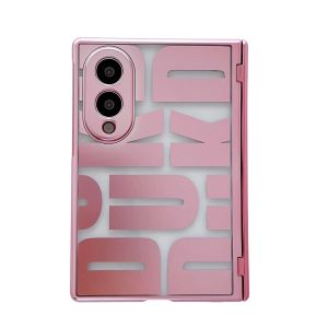 szhaiyu | For Samsung Galaxy Z Fold 8 Ultra Fold 8 7 6 5 4 3 Case With Hinge Mechanical Plating Clear Screen Protector Tempered Film Cover