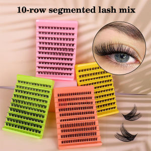 SUNYWILL 10rows 40D Eyelash Extensions Set Soft Hair Grafting False Eyelashes D Curl 3D Mink DIY Natural Lashes Extensions