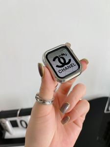 Hard Plated Protection Half Cover Case for  Watch Compatible with Watch456S8S7S9S10 Smartwatch Band Accessories by YEE BAND