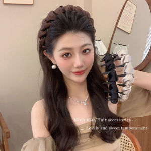 กิ๊บติดผมผ้าซาตินสไตล์ฝรั่งเศสสำหรับผู้หญิง กิ๊บติดผมแบบมีฟันสำหรับล้างหน้า ชุดแต่งผม เครื่องประดับผม