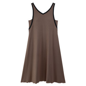 Váy ngủ nữ MiiOW làm bằng vải lụa băng có đệm ngực dài vừa thoải mái