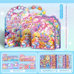 LOOM LUXE | Magnetic Quiet Book Princess Dress-up Sticker Toys For Girls