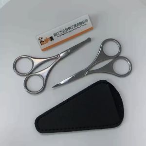 [MALAYSIA READY STOCK] Stainless Steel Nose Scissor Nose Hair Grooming Gunting Bulu Hidung Beard