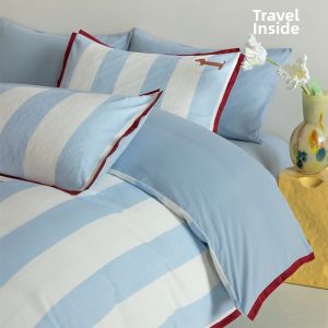 NELA HOME | Milk Velvet Dachshund Embroidery Winter Bedding Set Cotton Flannel