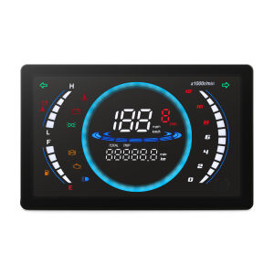 RYSJM | Motorcycle Speedometer Digital Dashboard Panel LED RPM Oil Level Water Temp Volt Meter With Sensor For Honda EX5 Dream