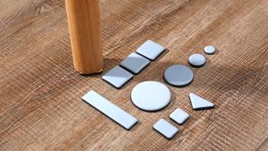 BUSH 4pcs Wear-resisting Anti-abrasion Chair Fittings Self-Adhesive Soft Table Sofa Furniture Leg Slider Pads Floor Protector Slip Mat Anti Noisy