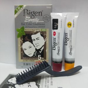 Original Quick Black Hair Dye Natural Color Plant-Based Hair Coloring Shampoo Blacken Combs Easy-To-Use Hair Dyeing Agent