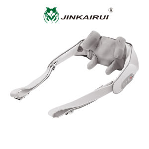 Jinkairui Neck Shoulder Massager Wireless Clamp Kneading Massage Hot Compress Neck Massager Muscle Relax Pain Relief
