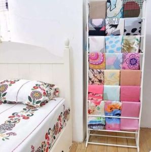 rak jilbab 10 susun. rak sepatu. rak jilbab minimalis serbaguna