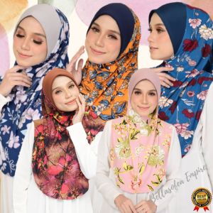 Tudung Labuh | Khimar Labuh Cotton Cey Crepe