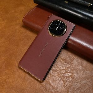 Huawei Matex5 Leather Texture Lens Anti-Fall Case Ultra-Thin Foldable Screen Collectible Edition Womens Single Rear Cover Business Luxury