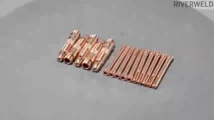 5PCS 2.4mm TIG Collet for WP17 WP18 WP26 TIG Welding Torch Kit Thickened Copper