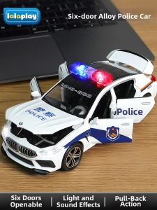 LALAPLAY | Large Alloy Police Car Toy for Boys