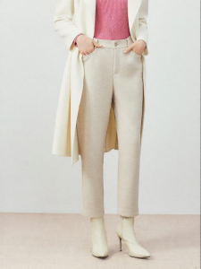 Koradior | Wool Trousers for Leisure and Office Matching Pencil Style