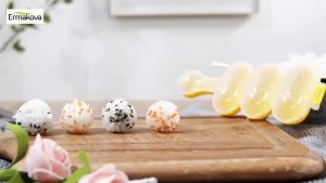 Rice Ball Shaker Bento / Cetakan Nasi Kepal Bulat FREE Centong Nasi