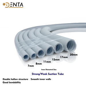 2meters Dental Strong Suction/ Weak Suction Tube Dental Hose Pipe for Dentistry Unit Suction Saliva Ejector Tube Dentist Hose Tube Tool