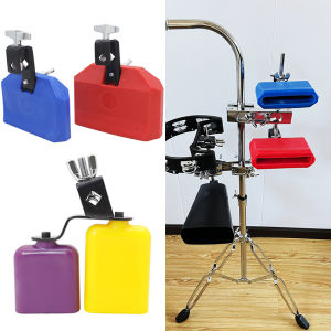 Cowbell Plastik Alat Musik Perkusi Drum Cowbell Drum Set Nada Tinggi Dan Rendah Midium