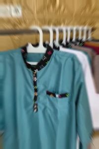 LBM 29757 KOKO TANSRI Baju Qurta Pria Muslim Bahan Katun Toyobo Lengan 3/4 JUMBO Oversize M-2XL