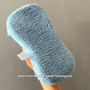 Kleaner Spons Pembersih Cuci Mobil 1 Pcs Microfiber Sponge Serbaguna GSW003