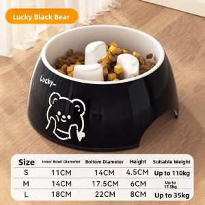 Hipidog | Stainless Steel Dog Bowl Anti-Slip Pet Food Bowl Cat Bowl Slow Feeding Bowl For Large Dogs Non-Slip Water Bowl Hipidog Brand