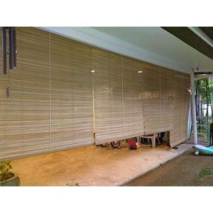 Native Buri Roll Up Blinds String Operated 5x4 5x5 5x7 6x4 6x5 6x7 6x8 ft - Natural woven texture adjustable height string operated suitable for patio or outdoor space.