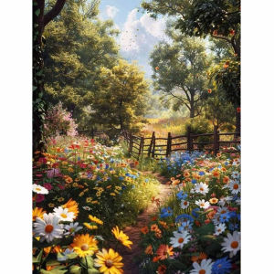Kayou | Acrylic Paint By Numbers Forest Scenery Pattern Painting By Numbers on Canvas Coloring By Number for Adults Paint Digital Art