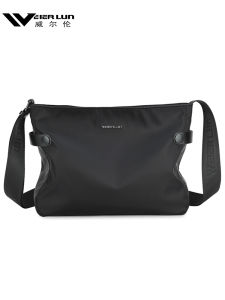 Casual Large Capacity Mens Shoulder Bag Crossbody Postal Messenger Bag Simple Design Nylon Leisure Backpack for Young Men