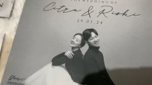 [50 pcs] Kartu Undangan Pernikahan Glossy Bw - Undangan Nikah Mewah BW - Elegant Invitation BW 50 Pcs Kartu Undangan - Lazada