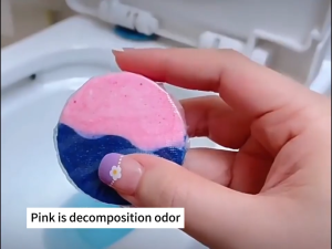 Toilet Block Cleaner Toilet Bowl Cleaner Blue Bubble Bathroom Flush Tablet Fragrance Deodorizer Pewangi Tandas