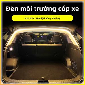 Dải Đèn LED Cốp Xe Cảm Biến Tự Động Trang Trí Nội Thất Xung Quanh Độ Sáng Cao Chiếu Sáng Cửa Sau Không Cần Dây
