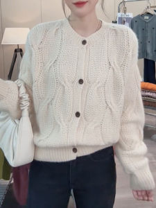 QINGNAER | Youthful Warm Loose Fitting Knitwear Cardigan