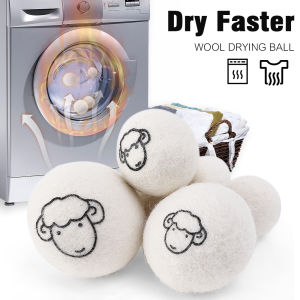 Reusable Wool Dryer Balls Softener Laundry Washing Machine Accessories Home Washing Fleece Dry Kit Ball 3/5/7cm