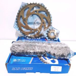 Gearset paket kumplit depan belakang rantai Jupiter Z one Jupiter z1 fi 13T 41T 428H 108L