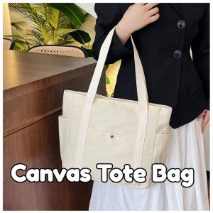Large Capacity Canvas Tote Bag Perfect Companion for Work Commuting College Students and Daily Use