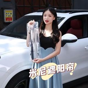 58*125cm Retractable windshield sun protector window cover for sunlight tint for cars windshield window sunlight blocker Sun Shade Block Cover sunshade curtain Block UV rays Reduce interior temperature Foldable UV Protective Auto Sun Visor