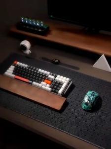 (Dày 3MM Cao Cấp) Tấm Lót Chuột Cỡ Lớn Hoa Văn Gợn Sóng – Desk Mat Gaming & Văn Phòng Vải Mịn Đế Cao Su Chống Trượt