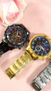 Jam Tangan Swiss Army Analog Pria Dengan Rantai Stainless Stell Desain Modern dan Stylish