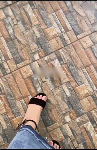 LADANG ONLINE - Sandal Wanita High Heels jazz Gelang Kaki Sndal Cantik Anggun Anti Slip