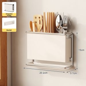 BANGJIE | Multi-functional Kitchen Storage Rack Knife and Chopsticks Holder No Drilling