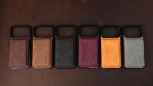 Ốp Điện Thoại Giả Da Cho iPhone 17/16/15/14/13/12/11 Pro Plus Max Tích Hợp Giá Đỡ Khóa Từ Tính & Nhiều Khe Đựng Thẻ