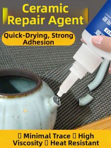 AIGAO | Quick-Drying Invisible Transparent Strong Ceramic Adhesive for Repairing Porcelain and Pottery