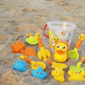 Yellow Duck Beach Toy Sand Toys Play Set Sand Dig Tool Beach SandCastle Building Kids Outdoor Toys Mainan Pantai Budak